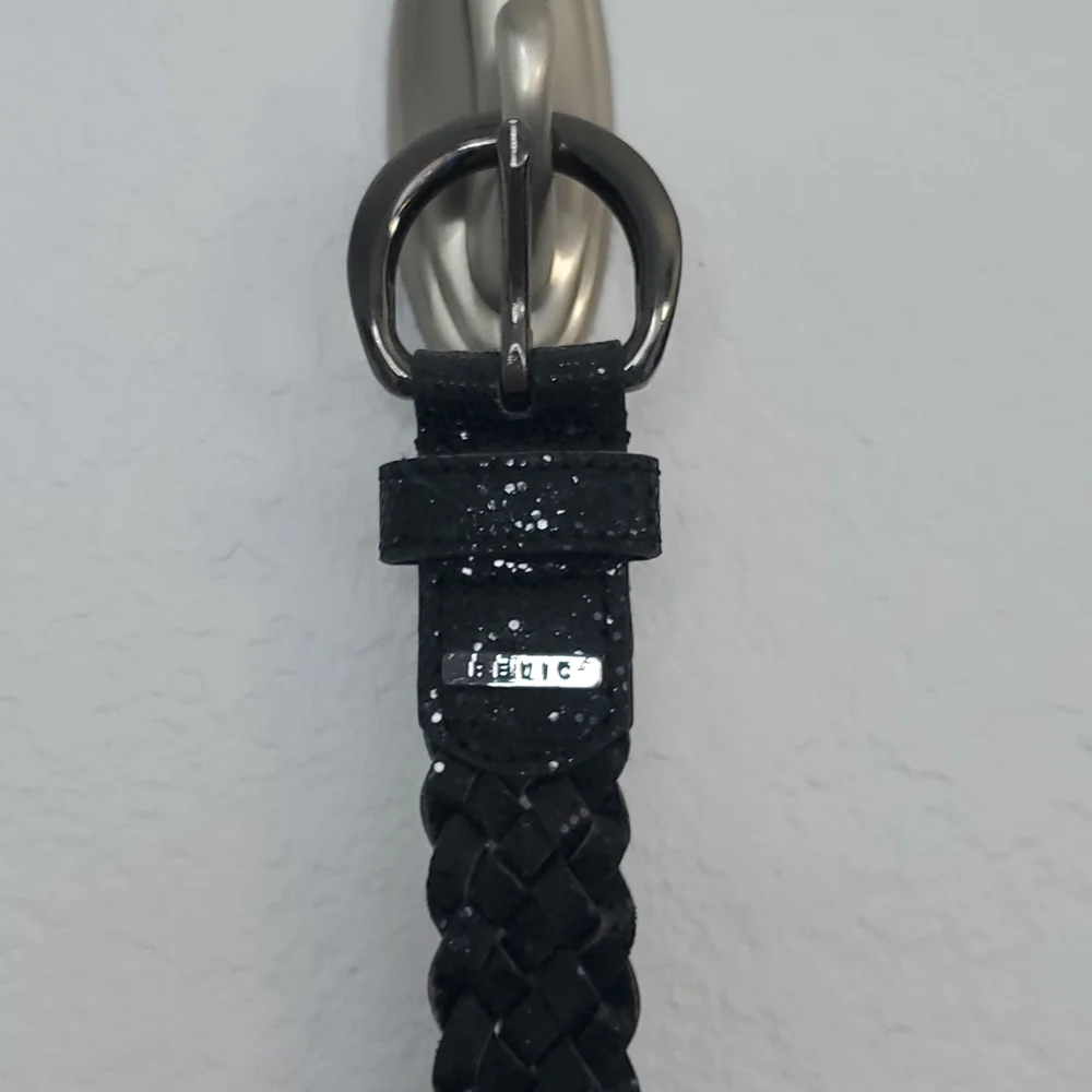 NWT Black Glitter Belt